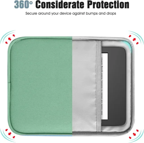 Vista 5 de TiMOVO Funda protectora para tablet de 6 a 7 pulgadas para libros electrónicos Paperwhite/Colorsoft Signature Edition, funda protectora con bolsillo