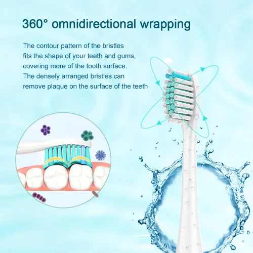 Vista 3 de NEDIFON Cabezales de repuesto compatibles con cepillo de dientes eléctrico Philips Sonicare, paquete de 8