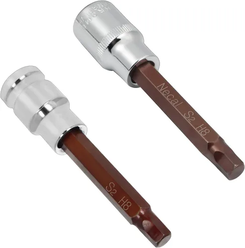 Vista 152 de Utoolmart 1/2" Drive x 0.551 in largo Hex Bit Socket, métrico, S2 y Cr-V acero 1pcs