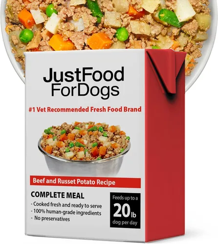 Vista 16 de JustFoodForDogs Pantry Fresh - Paquete variado de comida húmeda para perros, comida completa o complemento alimenticio para perros, recetas