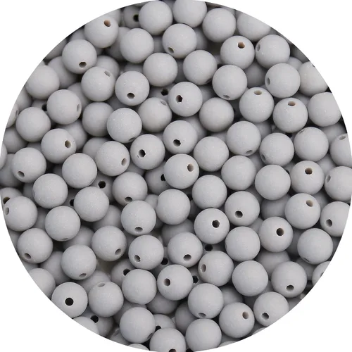 Vista 35 de BONNY BOXX 2000 piezas 4 mm cuentas redondas de acrílico de zafiro suave, bolas de plástico de chicle de burbujas, cuentas gruesas de bolas