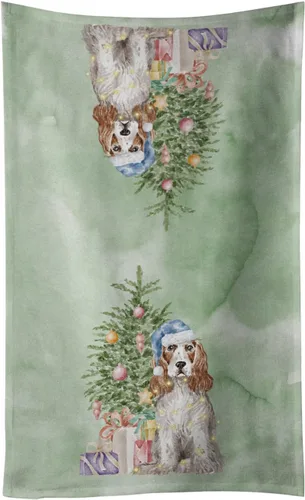 Vista 40 de Caroline's Treasures Toalla de cocina Christmas English Bulldog #2, 15 X 28, multicolor