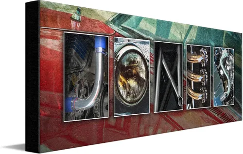 Vista 34 de Personal-Prints Decoración personalizada de automóviles o regalo para el mecánico, entusiasta de los automóviles clásicos o los automóviles. Regalo