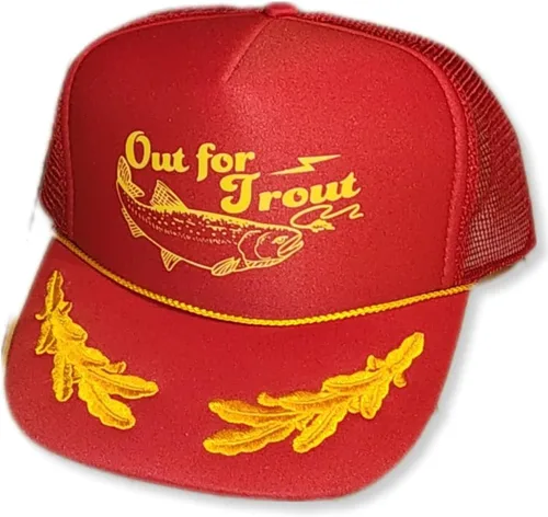 Vista 23 de ThatsRad Out for Trout Corduroy Snapback Sombrero Gorra Pesca con Mosca Pescador