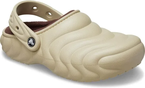 Vista 5 de Crocs Zuecos Unisex para Adultos Classic Lined Overpuff y Geometric Fuzzy