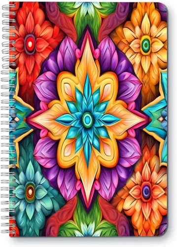 Vista 14 de Cuaderno de espiral, doble alambre en espiral, diario de composición escolar, suministros para la escuela y la oficina, 100 páginas, 5.71 x 8.26