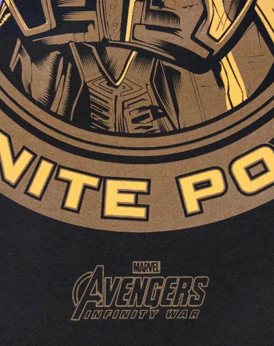 Vista 5 de Marvel Avengers Infinity War Thanos Gauntlet - Camiseta para hombre y adulto