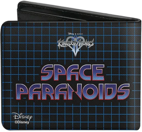 Vista 2 de Buckle-Down Kingdom Hearts II Space PARANOIDS Sora Pose Grid NegroAzules, Multicolor, Tamaño estándar