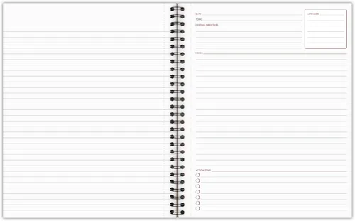 Vista 10 de Cambridge Cuaderno de negocios limitado, papel con rayas legales, 8-1/4 x 11 pulgadas, 80 hojas, cubierta flexible suave al tacto, encuadernado