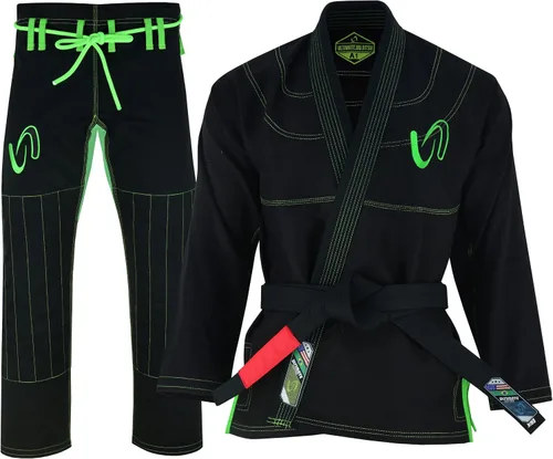 Vista 4 de PFG Elegento 2023 - PRO Kimono brasileño Jiu Jitsu BJJ Gi Uniforme - Unisex para niños y adultos
