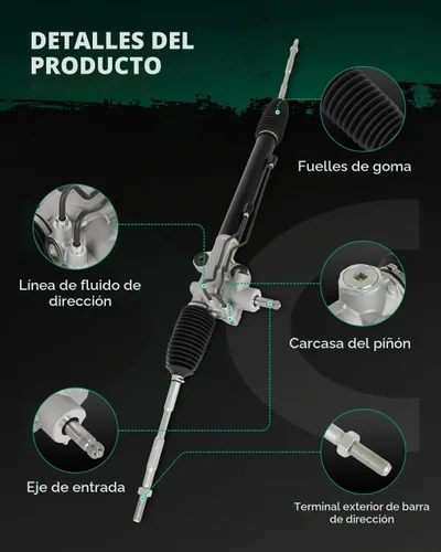 Vista 3 de SCITOO Soporte y piñón de dirección asistida para Honda 2006-2014