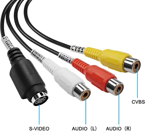 Vista 2 de XMSJSIY Convertidor RCA AV a USB C - 1 canal AV NTSC PAL Video S Video/Compuesto a USB Convertidor para teléfono móvil/PC