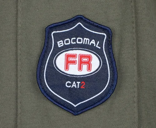 Vista 39 de BOCOMAL FR Shirts - Camisa ligera de 5.5 onzas de manga corta y resistente al fuego/ignífuga