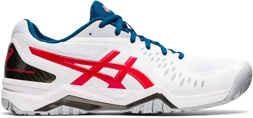 Vista 4 de ASICS Gel-Challenger 12 - Tenis de tenis para hombre, 8.5, blancorojo clásico, blanco, rojo (WhiteClassic Red)