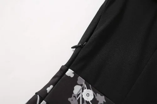 Vista 4 de HELYO - Vestidos con cuello Peter Pan para mujer, estilo casual, de verano, elegante, vintage, de algodón, con bolsillos, para la iglesia 978