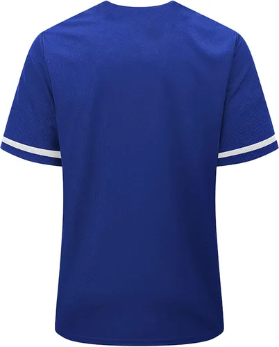 Vista 3 de Tocament Camiseta de béisbol para hombres y mujeres, uniformes deportivos hipster hip hop, camisas de manga corta para camisa personalizada