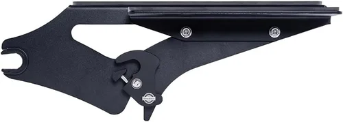 Vista 6 de Advanblack Soporte desmontable de montaje para maletero de dos ruedas, compatible con Harley Touring Street Glide Road King Electra Glide 2009