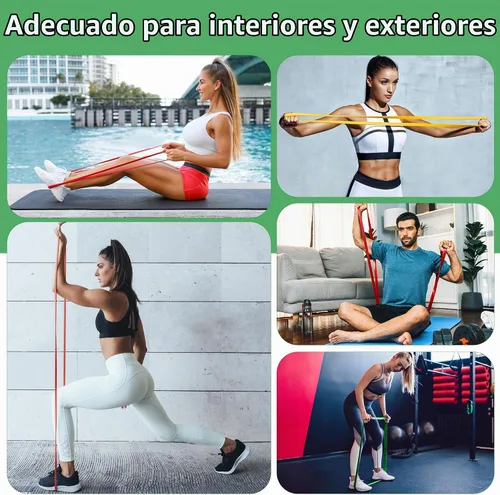 Vista 7 de Resistance Bands,Exercise Bands,Workout Bands,Resistance Bands Set for Legs,Pull Up Bands,Stretch Bands for Exercise,Muscle Training, Physical