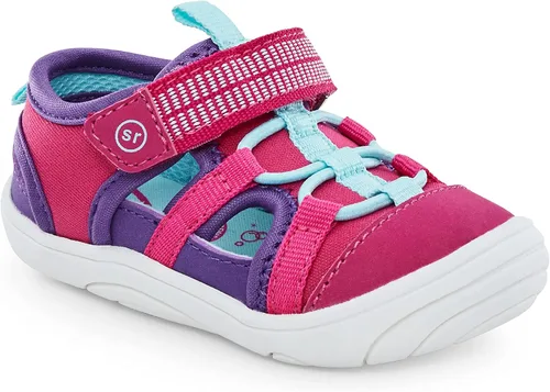 Vista 2 de Stride Rite 360 Tenis Blake para niñas, fucsia, talla 3 para bebés, Fuschia