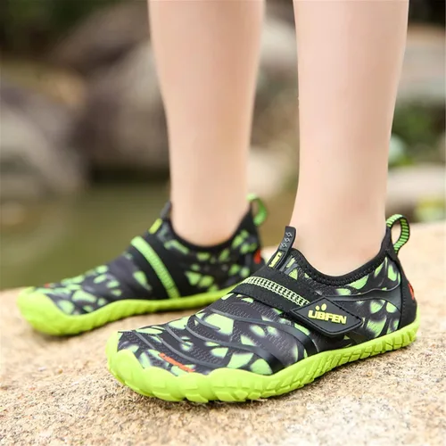Vista 5 de UBFEN - Zapatos para el agua para niños y niñas, acuáticos y livianos, de secado rápido para ir a la playa, practicar deportes y natación, es como