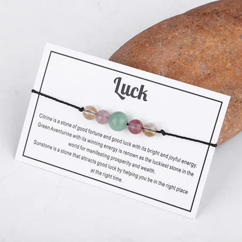 Vista 2 de Caiyao Pulsera de cristal curativo para mujeres y hombres, pulsera de cuentas de cristal curativo con ojo de tigre, amatista de 7 chakras, pulsera