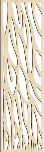 Vista 74 de 9 3/8"W x 24 3/8"H x 1/4"T Bristol Decorativos Paneles de Pared de Madera Calado, Cereza
