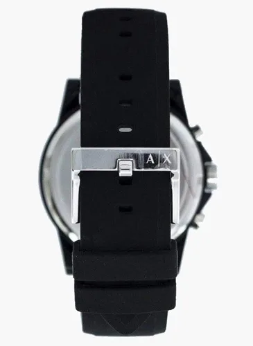 Vista 2 de Armani Exchange - Reloj de vestir con cronógrafo para hombre, con correa de cuero, acero o silicona