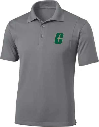 Vista 123 de Polo atlético de micro piqué NCAA para hombre Prime con cuello propio