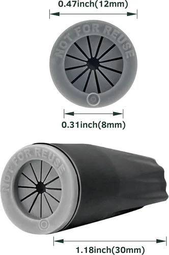 Vista 6 de GKOLED Bula de ángulo de haz de 30 W, 5000 K, 20 °, foco redondo para exteriores con 30 conectores de cable alargados e impermeables