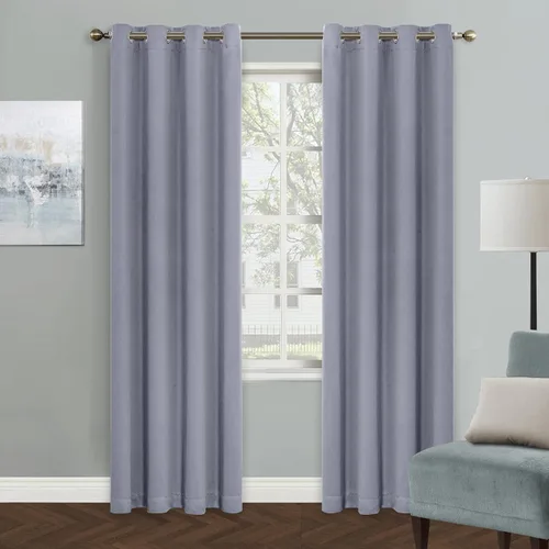 Vista 37 de MYSKY HOME Cortinas Aqua para Armario para Entrada Cortina Opaca para Puerta para Sala de Estar Cortina Oscurecedora de Habitación con Ojales