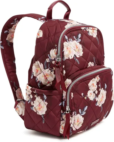 Vista 2 de Mochila pequeña de sarga de rendimiento para mujer, Floraciones y ramas