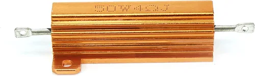 Vista 4 de RX24 50 W 4 Ohm Resistor Caja de aluminio Wirewound chasis montado -4pcs