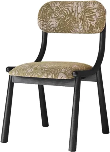 Vista 14 de Rustic Fabric Dining Room Chairs, Kitchen Chair with Backrest, Dining Chairs Lobby Chair Set for French Country Farmhouse Kitchen Home