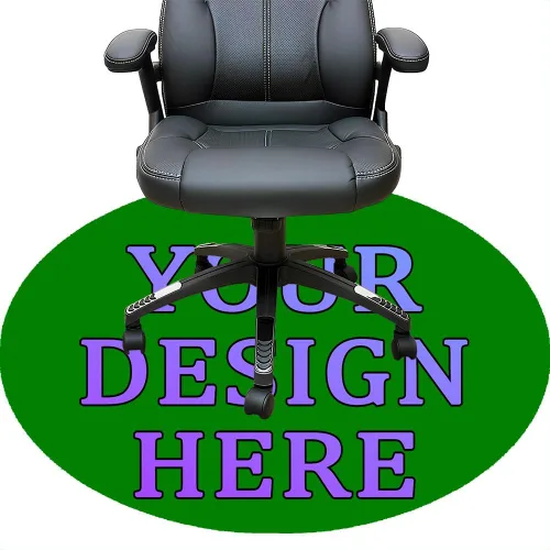 Vista 98 de Tapete redondo personalizado para silla de escritorio de oficina, diseño de tu propio logotipo de foto, texto, alfombrillas circulares