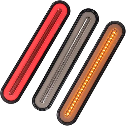 Vista 9 de 2 piezas Luz de Freno y Señal de Giro Trasera para Remolque, Camión, Furgoneta, Vehículo Todo Terreno, Accesorios Universales, Luz de Freno
