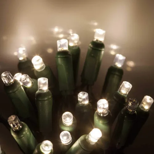 Vista 7 de SoftTwinkle Luces de Navidad de Centelleo Lento, Luces de Cadena de Centelleo Suave Luces de Navidad Pulsantes (50 Luces, 17 Pies, Blanco Cálido)