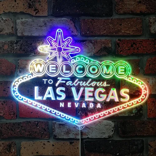 Vista 26 de ADVPRO Arcade Retro Game Classics Video Room RGB Dynamic Glam LED Sign - Forma de corte a borde - Decoración 3D inteligente - Señalización