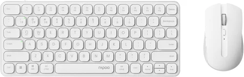 Vista 11 de Rapoo 9010M Combo de teclado y mouse multidispositivo, juego de teclado y mouse inalámbrico 2.4GHz/Bluetooth 5.0/4.0 para Windows/Mac/Linux/Chrome