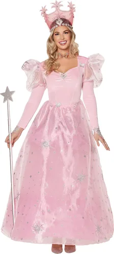 Vista 2 de Spirit Halloween Disfraz de Glinda para adulto de The Wizard of Oz The Signature Collection Licencia oficial La bruja buena