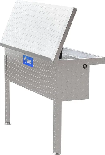 Vista 5 de UWS EC30361 Caja de herramientas lateral de aluminio de pared pesada de 36 pulgadas con perfil bajo, tapa RigidCore