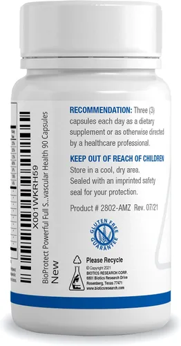 Vista 2 de Biotics Research BioProtect Plus protege el cuerpo del daño oxidativo, apoya la salud general, la salud inmunológica, la salud cardiovascular.