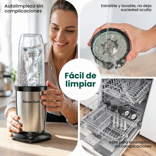 Vista 9 de Smoothie Blender Grinder Combo, Countertop Blender Smoothies and Shakes