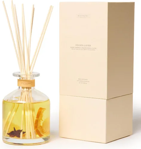 Vista 14 de Benevolence LA Difusor de junco, difusor de aroma de rosa y sándalo para el hogar con varillas difusoras de aceite Colección Sun-Kissed
