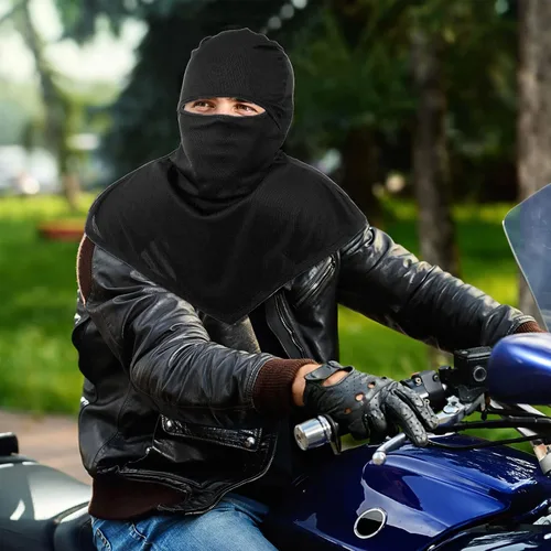 Vista 5 de Syhood 6 Pieces Balaclava Face Cover Breathable Long Neck Covers Summer Neck Protector for Men Sun Protection