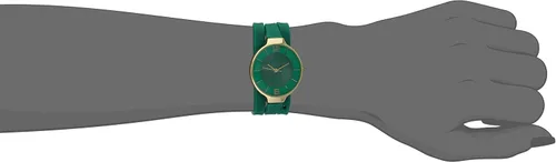 Vista 2 de TKO TK645WT - Reloj delgado para mujer, color blanco y dorado