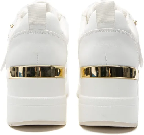 Vista 4 de Viscozzy Zapatillas de tacón alto con cuña para mujer