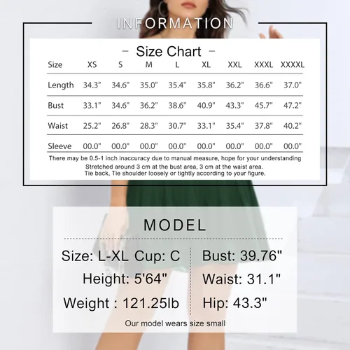Vista 6 de EXLURA Overol corto de verano para mujer, talla grande, cuello cuadrado, volantes, tirantes delgados, plisado, sin mangas, con vuelo