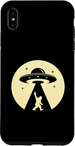 Vista 7 de iPhone 14 Alien big foot ufo nave espacial extraterrestre para hombres caso de regalo