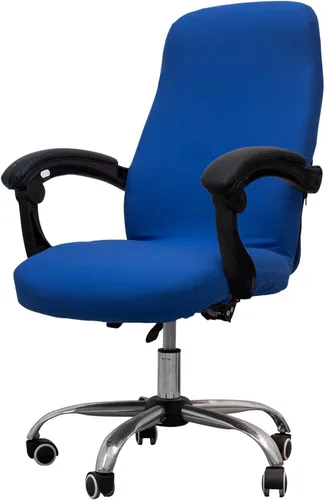 Vista 26 de Melaluxe Funda para silla de oficina con fundas para brazos - Funda elástica universal para silla de escritorio, fundas para silla de computadora