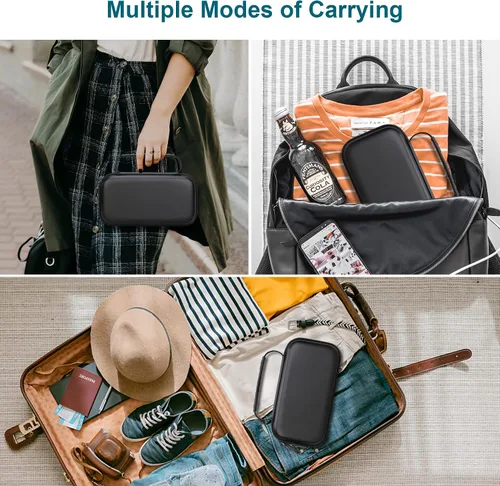 Vista 3 de Canboc Funda para cámara digital 4K para Femivo/IWEUKJLO/VETEK/VJIANGER 4K 48MP Vlogging para fotografía y video, bolsa para cámara de vlog